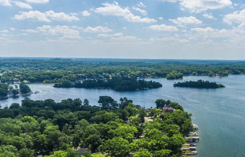 Youth Island (Hubbells Island) - Photo From White Lake Website - Larger Island Was This Location